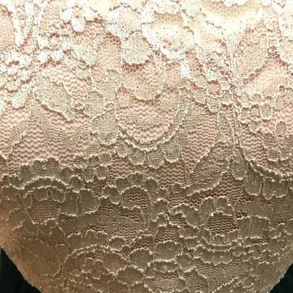 Rare Editions Girls Glitter-Lace Chiffon Dress - Picture 2 of 4